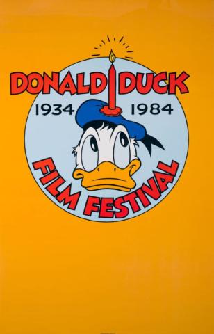 1984 Donald Duck Film Festival Poster - ID: jun22258 Walt Disney