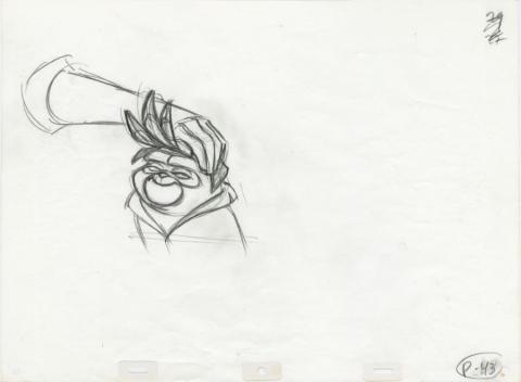 Pocahontas Percy Production Drawing - ID: jun22316 Walt Disney