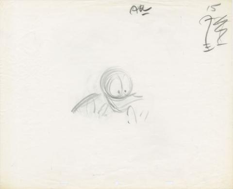 Mickey's Christmas Carol Scrooge Production Drawing - ID: jun22324 Walt Disney