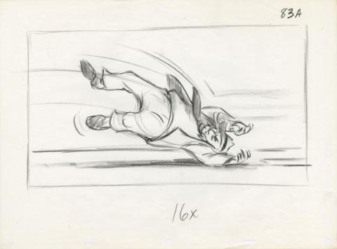 Who Framed Roger Rabbit Eddie Storyboard Drawing - ID: jun22334 Walt Disney