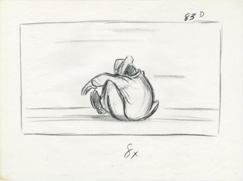 Who Framed Roger Rabbit Eddie Storyboard Drawing - ID: jun22335 Walt Disney