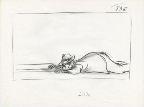 Who Framed Roger Rabbit Eddie Storyboard Drawing - ID: jun22337 Walt Disney