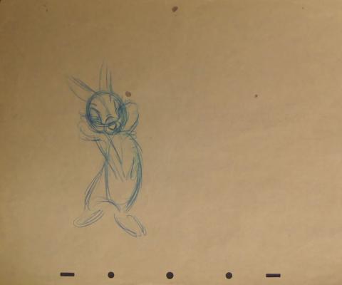Bambi Rough Production Drawing - ID: jundis080 Walt Disney