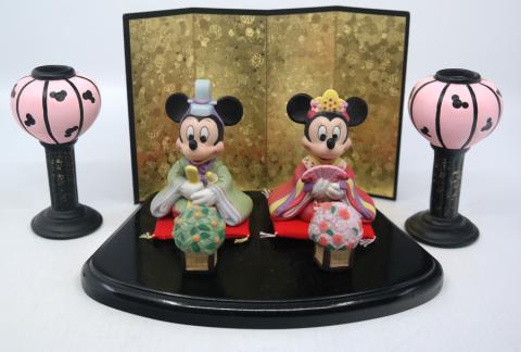 Tokyo Disneyland Girls Day Ceramic Figure Set - ID: jundisneyana20269 Disneyana