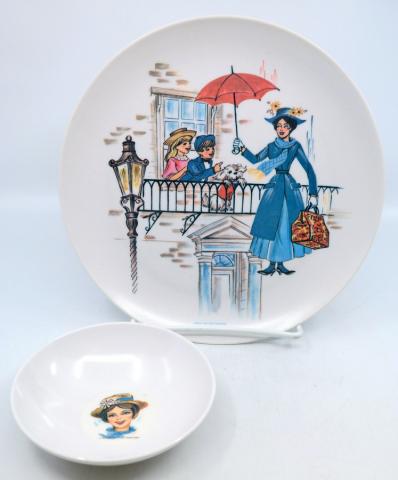 Mary Poppins Plate and Bowl - ID: jundisneyana20328 Disneyana