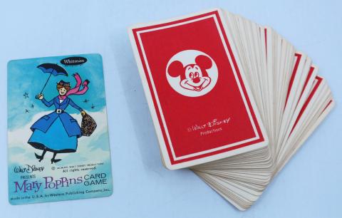 1966 Mary Poppins Card Game by Whitman Publishing - ID: jundisneyana20330 Disneyana