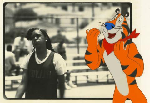Frosted Flakes Cereal Tony the Tiger Production Cel - ID: junflakes21071 Commercial