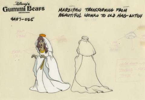 Adventures of the Gummi Bears Marzipan Model Cel - ID: jungummi21063 Walt Disney
