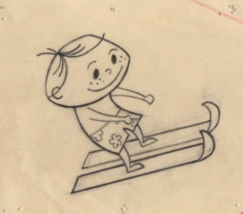 1950s Trix Commercial Production Drawing - ID: junjiminy20254 Walt Disney