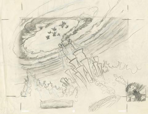 Rock-A-Doodle Concept Drawing - ID: junrock21450 Don Bluth