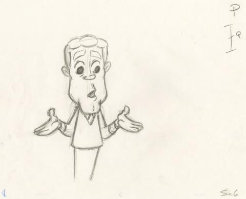Bewitched 2005 Will Ferrell Production Drawing - ID: marbewitched22317 Sony Pictures