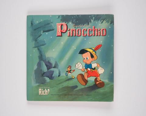 Danish Pinocchio Stamp Book - ID: marbook22187 Disneyana