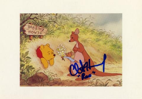 Winnie the Pooh Postcard Signed by Clint Howard - ID: mardisney22390 Disneyana