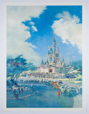 Tokyo Disneyland Cinderella Castle Concept Print - ID: mardisneyland22214 Disneyana