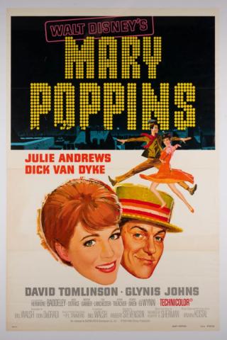 Mary Poppins One-Sheet Promotional Poster - ID: marpoppins22212 Walt Disney