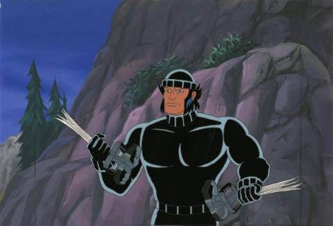 X-Men Old Soldiers Wolverine Key Cel and Background - ID: may22087 Marvel
