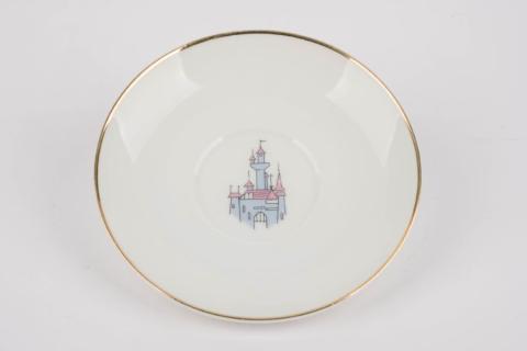 1960s Disneyland Sleeping Beauty Castle Souvenir Plate - ID: may22112 Disneyana