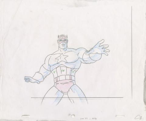 X-Men Captain America Production Drawing - ID: may22126 Marvel
