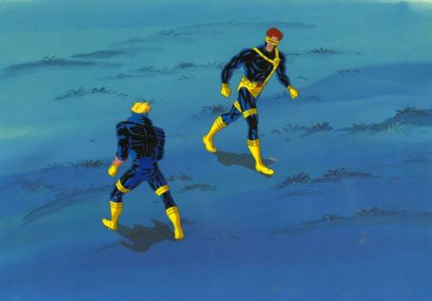 X-Men Cylcops & Havok Cold Comfort Production Cel - ID: may22168 Marvel