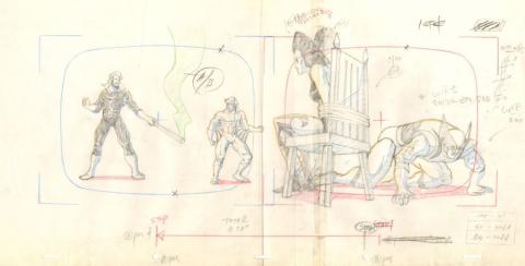 X-Men Phoenix Saga Pan Layout Drawing - ID: may22310 Marvel