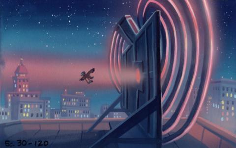 Rock-A-Doodle Background Color Key Concept - ID: may22345 Don Bluth