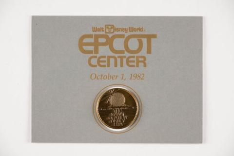 EPCOT Center Grand Opening Commemorative Medallion - ID: may22384 Disneyana