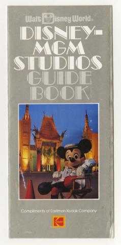 1989 Disney MGM Studios Souvenir Guidebook by Kodak - ID: may22548 Disneyana