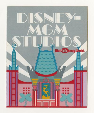 1989 Disney MGM Studios Souvenir Hand Map - ID: may22549 Disneyana
