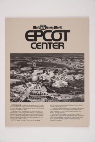 1980 Walt Disney World EPCOT Center Pamphlet - ID: may22576 Disneyana