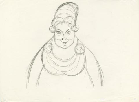 Hercules Alcmene Rough Development Drawing - ID: may22628 Walt Disney