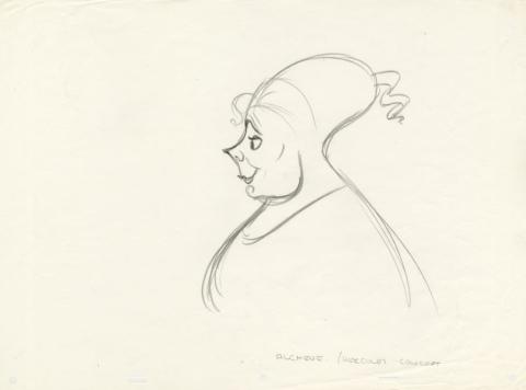 Hercules Alcmene Rough Development Drawing - ID: may22629 Walt Disney