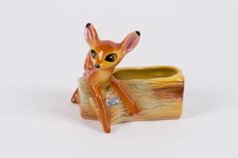 1950s Bambi Ceramic Planter - ID: modern0003 Disneyana