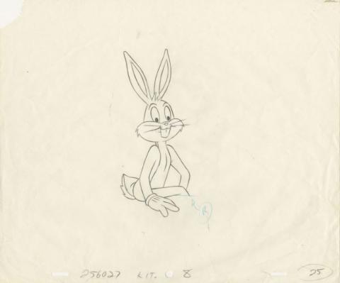 Bugs Bunny Production Drawing - ID: novbugs21071 Warner Bros.