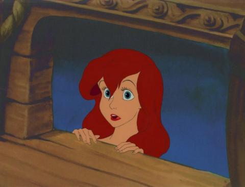 The Little Mermaid Ariel Falls in Love Production Cel - ID: oct22127 Walt Disney