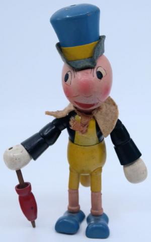 1940s Ideal Toys Poseable Jiminy Cricket - ID: octdisneyana21024 Disneyana