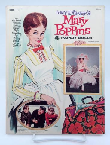 1964 Mary Poppins Paper Doll Book - ID: octdisneyana21029 Disneyana