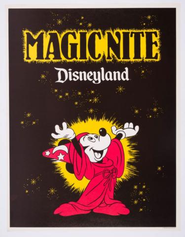 Magic Night Disneyland Poster - ID: octdisneyland19355 Disneyana