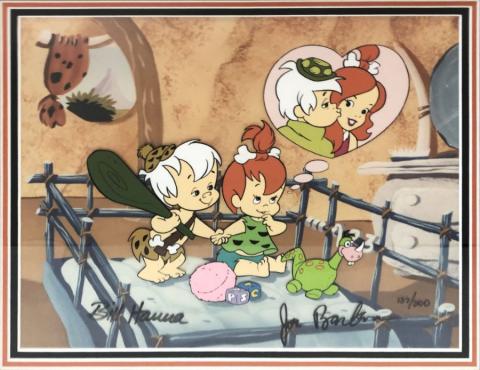 Bamm Bamm And Pebbles Limited Edition Hand-Painted Cel - ID ...