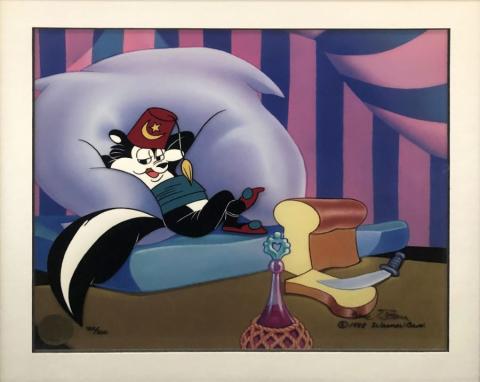 Pepe Le Pew Termite Terrace Tribute Hand Painted Limited Edition Cel - ID: octpepe21128 Warner Bros.