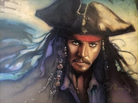 John Alvin Jack Sparrow Limited Edition Giclee Print - ID: octpirates21012 Disneyana