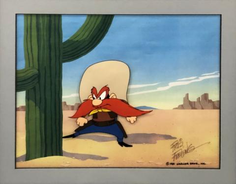 The Looney Looney Looney Bugs Bunny Movie Yosemite Sam Production Cel - ID: octyosemite21143 Warner Bros.