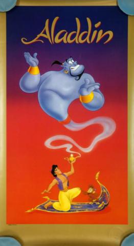 Aladdin Ron Dias Limited Edition Cast & Crew Poster - ID: sepaladdin21059 Walt Disney