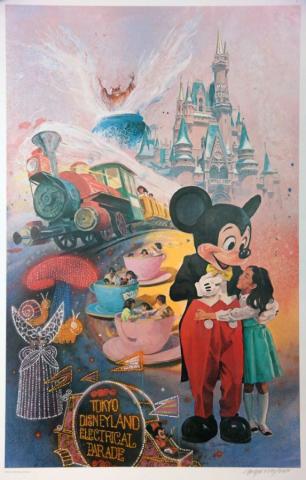 Tokyo Disneyland 5th Anniversary Print by Charles Boyer - ID: sepboyer21061 Disneyana