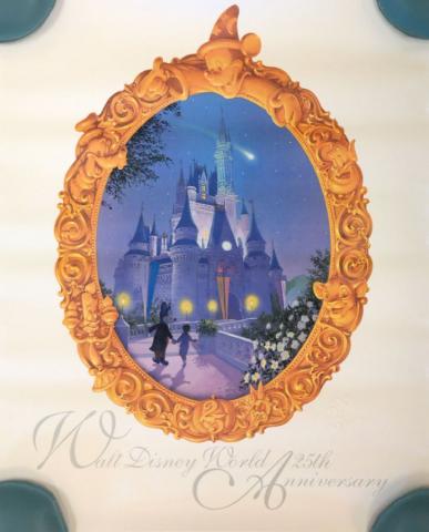 Walt Disney World 25th Anniversary Poster - ID: sepdisneyana21058 Disneyana