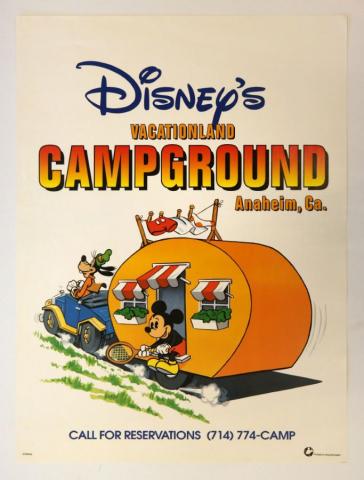 Disney's Vacationland Campground Poster - ID: sepdisneyana21078 Disneyana