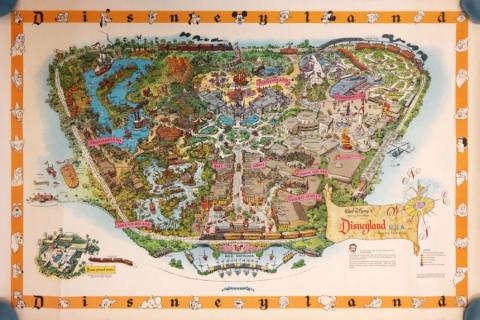 1958-B Disneyland Map - ID: Sepdisneyland21069 | Van Eaton Galleries