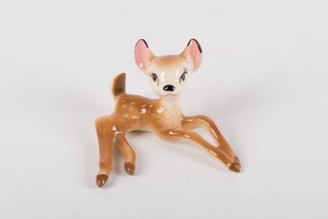 1940s Bambi Ceramic Miniature Figurine by Shaw Pottery - ID: shaw00030 Disneyana