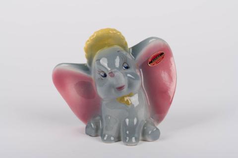 1940s Dumbo Sitting Ceramic Figurine by Shaw Pottery - ID: shaw00039dum Disneyana