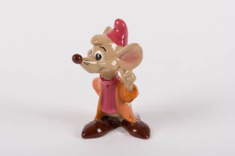1950s Cinderella Jaq Figurine by Shaw Pottery - ID: shaw00044jaq Disneyana