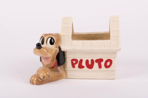 1950s Pluto Ceramic Planter by Shaw Pottery - ID: shaw00098pluto Disneyana